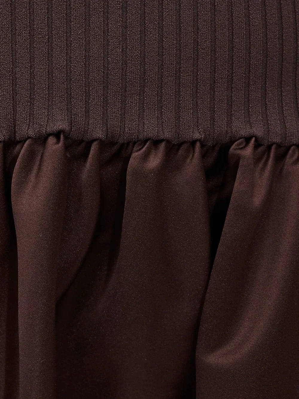NWT Collection foldover mixy dress in duchesse satin